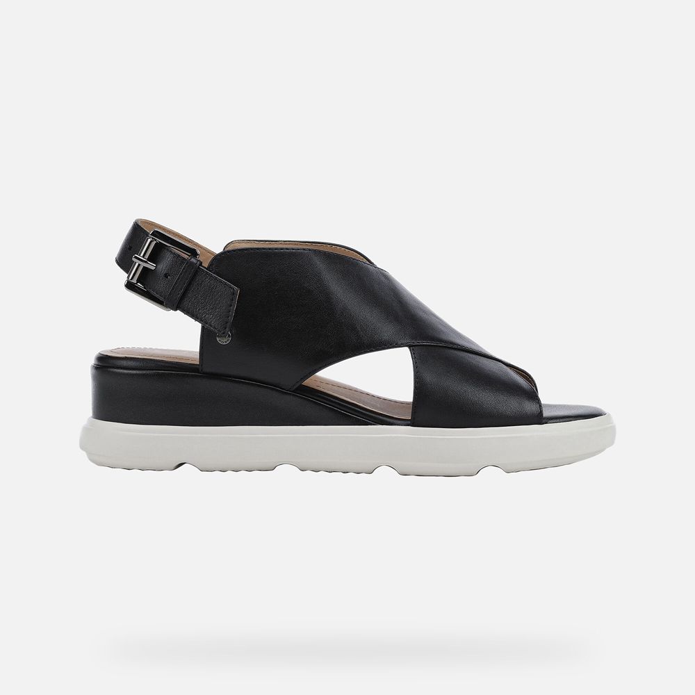 Geox Bayan Sandalet Siyah - Pisa - ISB-289746